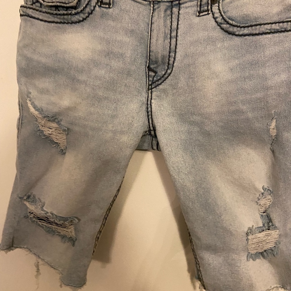 Stone wash true religion shorts
